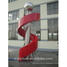 Hot selling modern stainless steel fountain sculpture metal sculpture zhejiang province